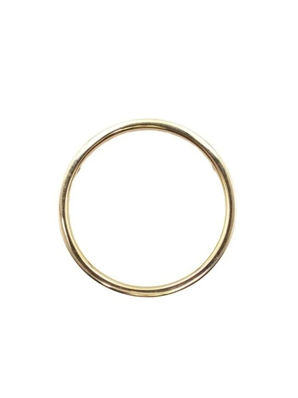 Tiffany & Co Flat Band Yellow Gold 18K Diamond Ring